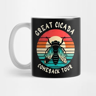 The Great Cicada Comeback tour 2024 Mug